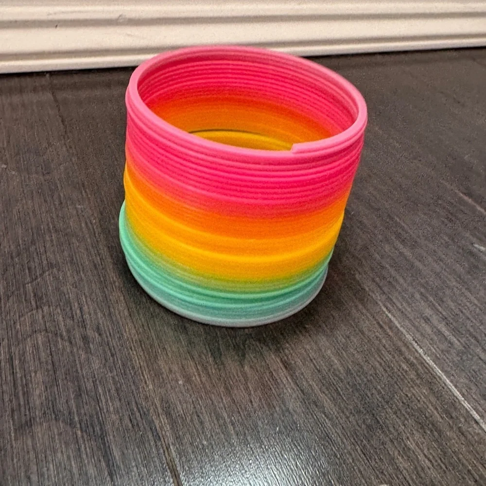 Slinky Colorful Rainbow Spring Toy Girls Boys Toddler